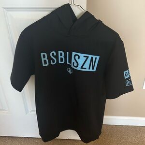 Baseball Lifestyle 101 short sleeve hoodie youth xl